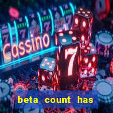 beta count has changed pt br